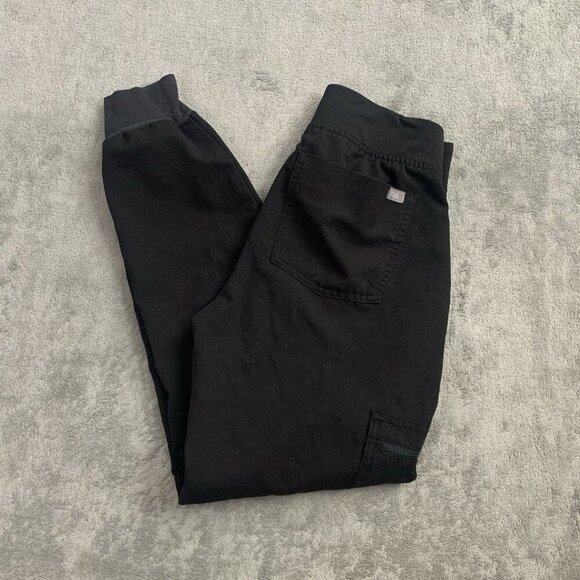 Figs Scrub Pants Womens XXS Zamora Jogger Nurse Workwear Black Medical RN - Picture 1 of 15